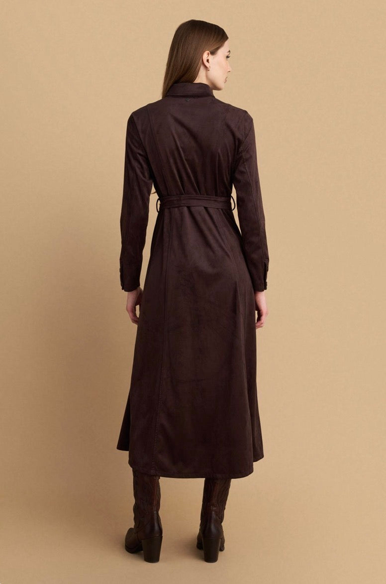 attrattivo - Fustan kamoshi ne ngjyren kafe