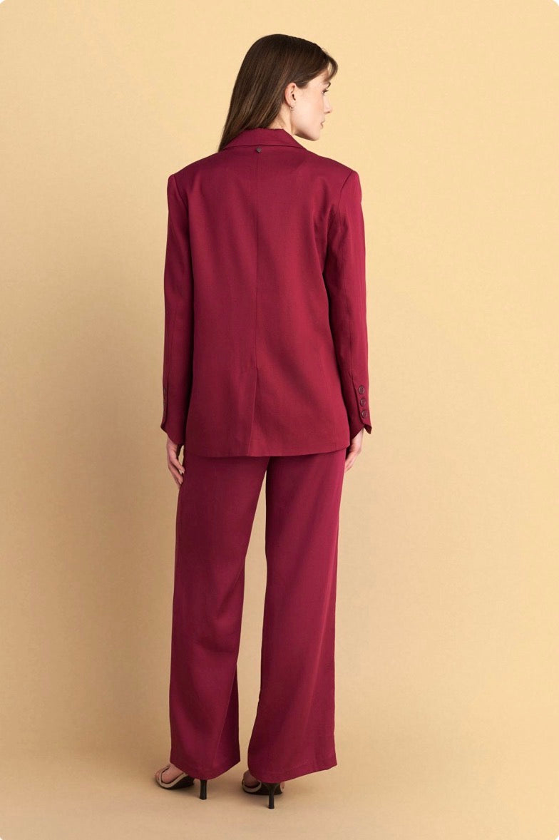 attrattivo - Kostum xhakete dhe pantallona ne ngjyren e kuqe