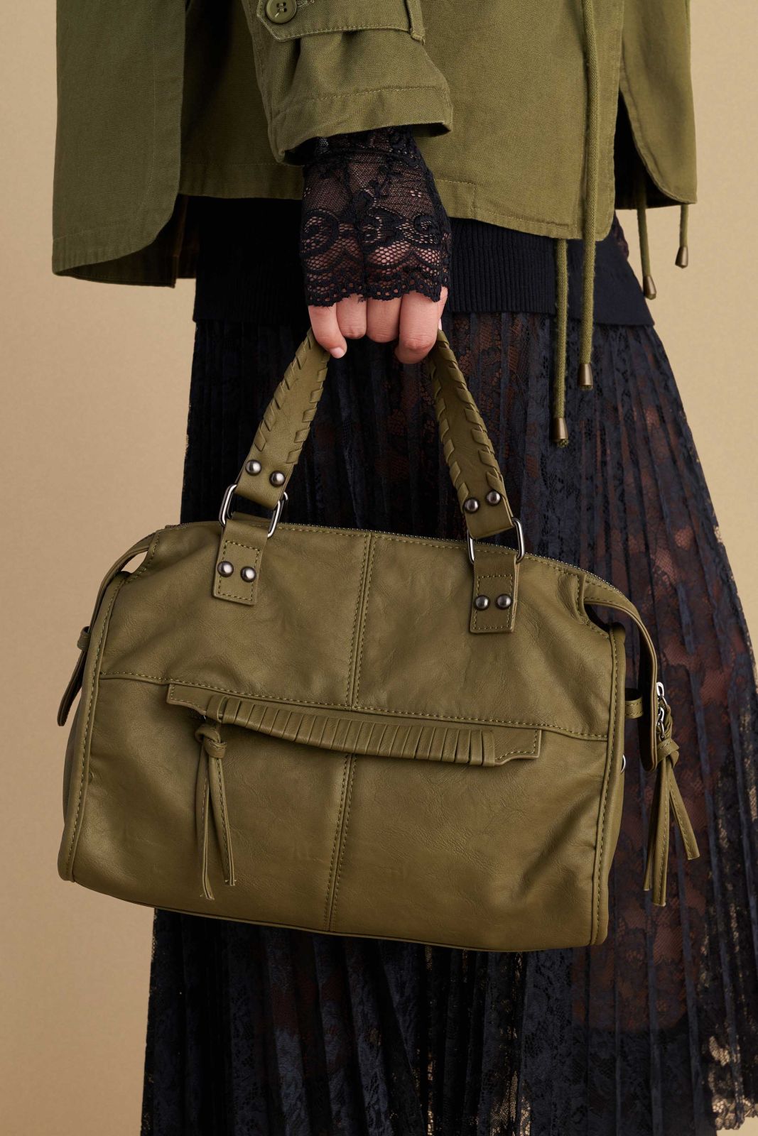 attrattivo - Cante krahu kafe dhe jeshile