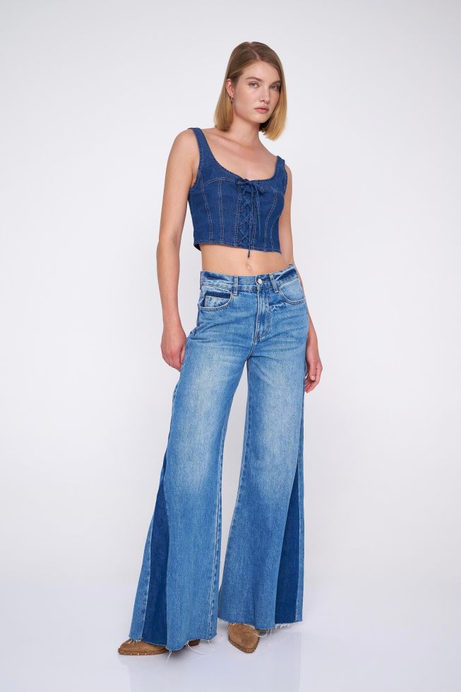 ALE - Bluze, kanatjere blu xhins