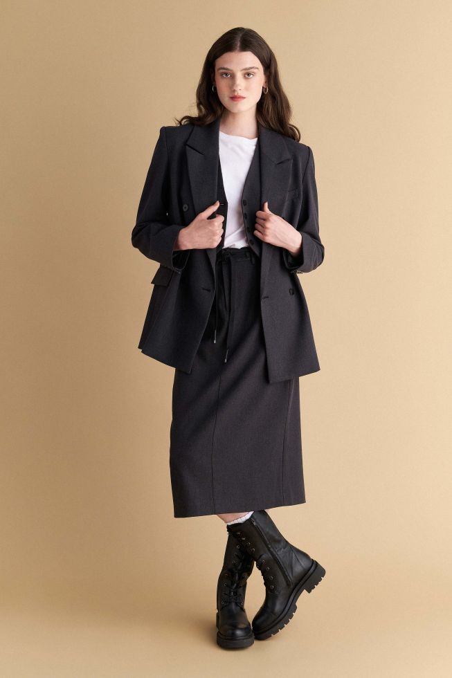 attrattivo - Xhakete serioze gri oversize