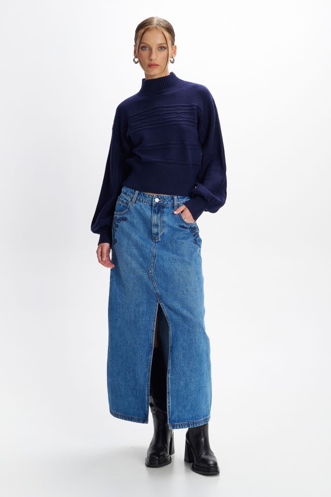 ALE - Bluze-Pulover blu dhe gri