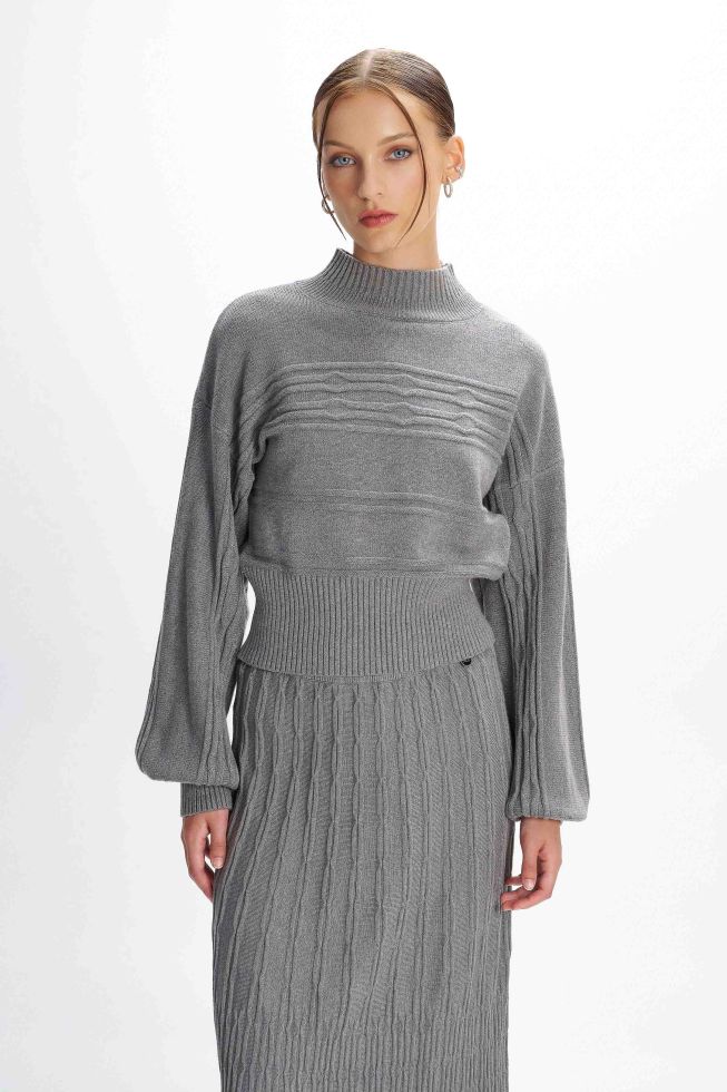 ALE - Bluze-Pulover blu dhe gri