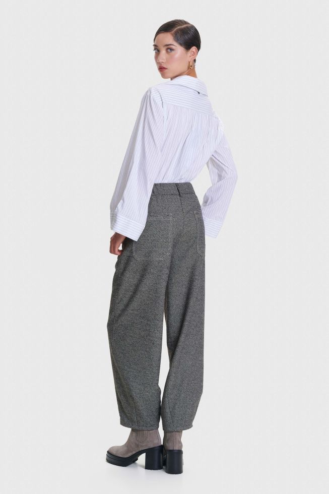 ALE - Pantallona gri stofi