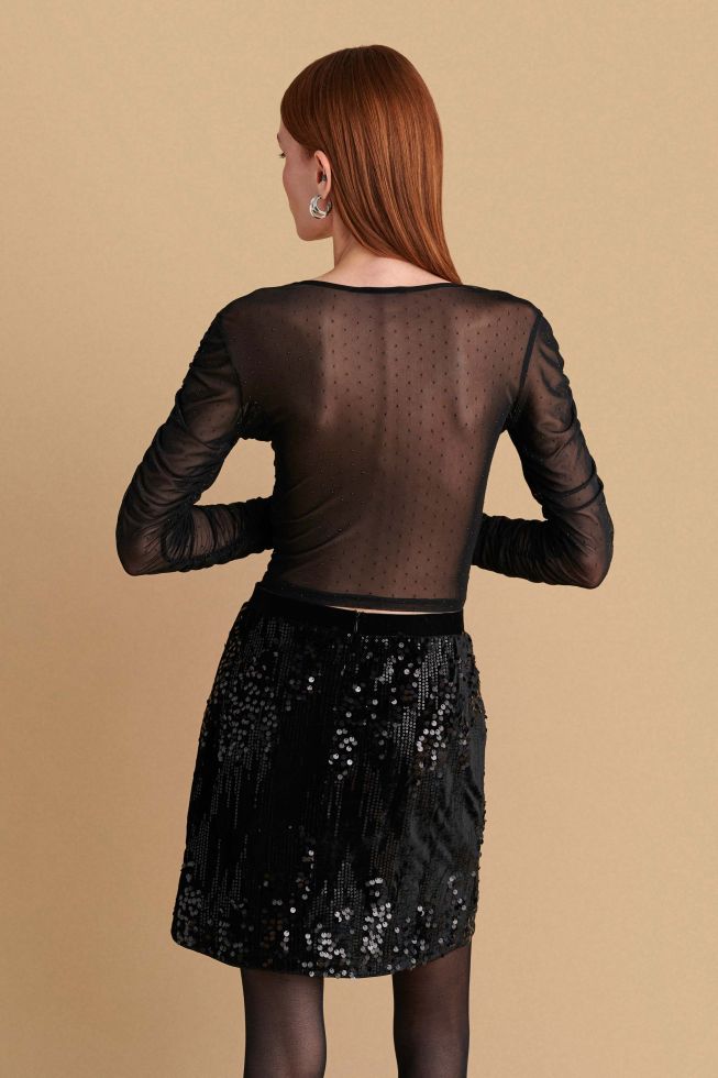 attrattivo - Bluze e zeze prej tyli me shkelqim