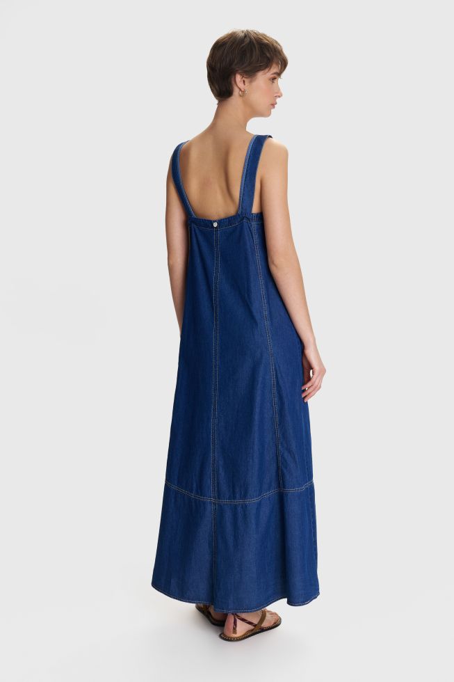 ALE - Fustan blu xhins i holle
