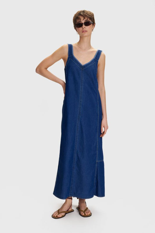 ALE - Fustan blu xhins i holle