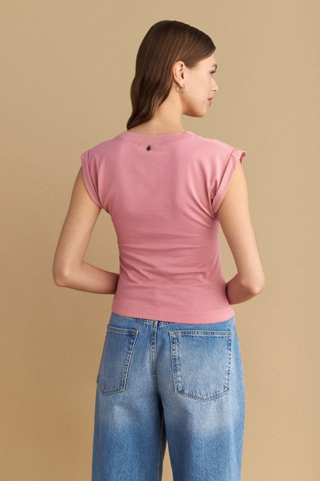 attrattivo - Bluze pa menge roze