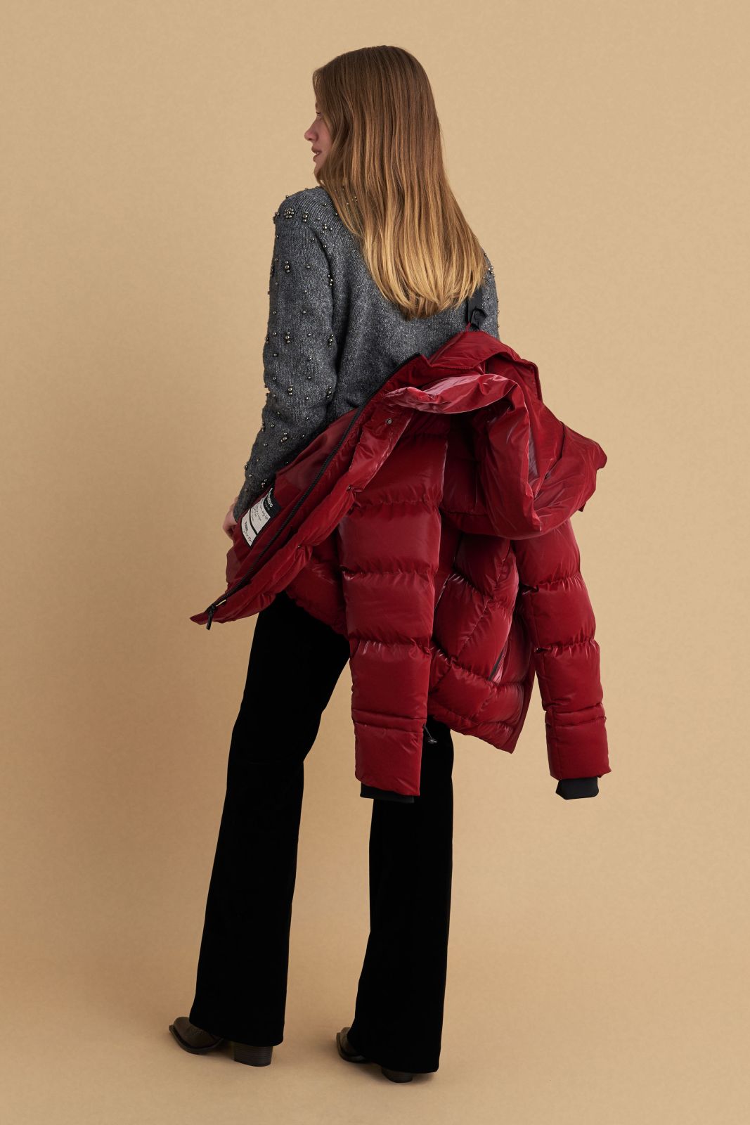 attrattivo - Xhup i shkurter i kuq dhe gri