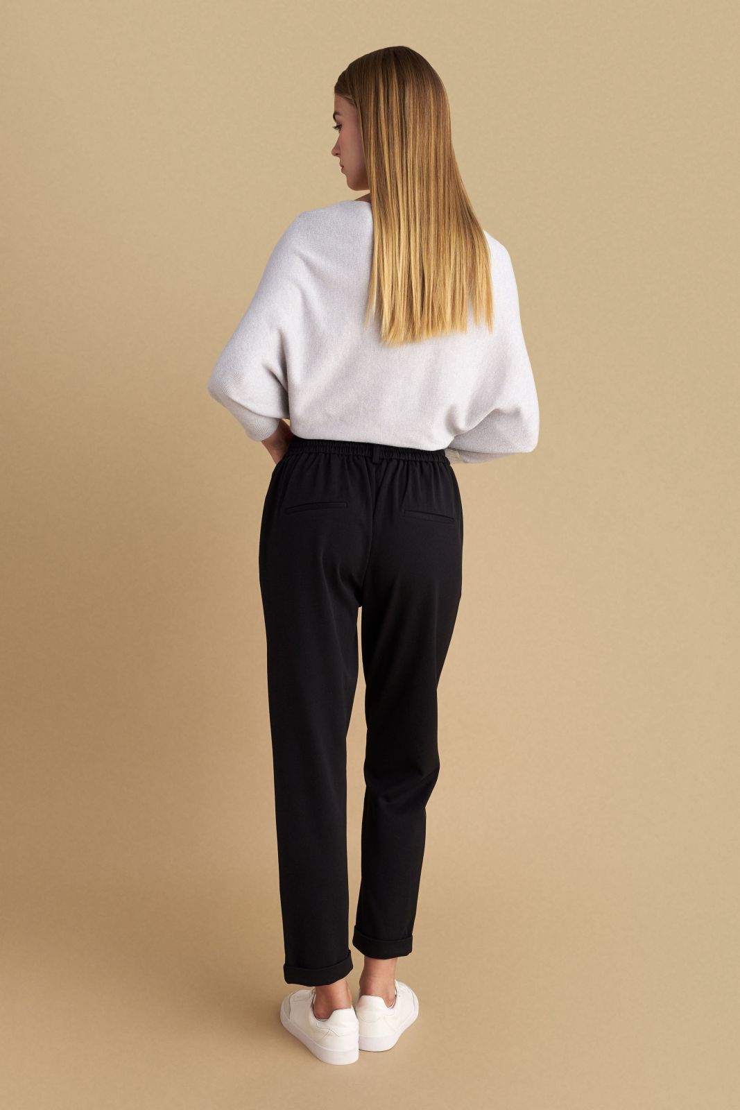 attrattivo - Pantallona serioze me llastik gri , jeshile dhe te zeza