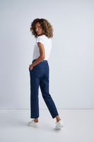 attrattivo - Pantallona doku ngjyre kafe, jeshile dhe blu me rrip