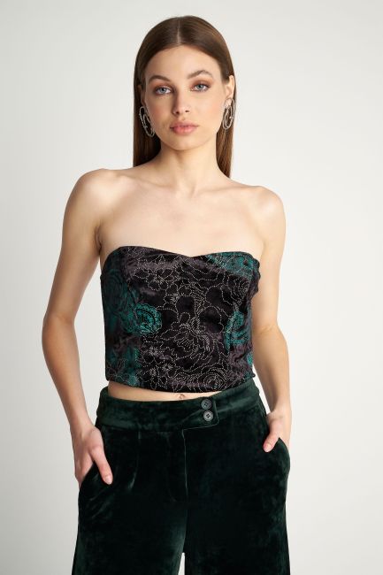 attrattivo - Bluze bust jeshile me detaje