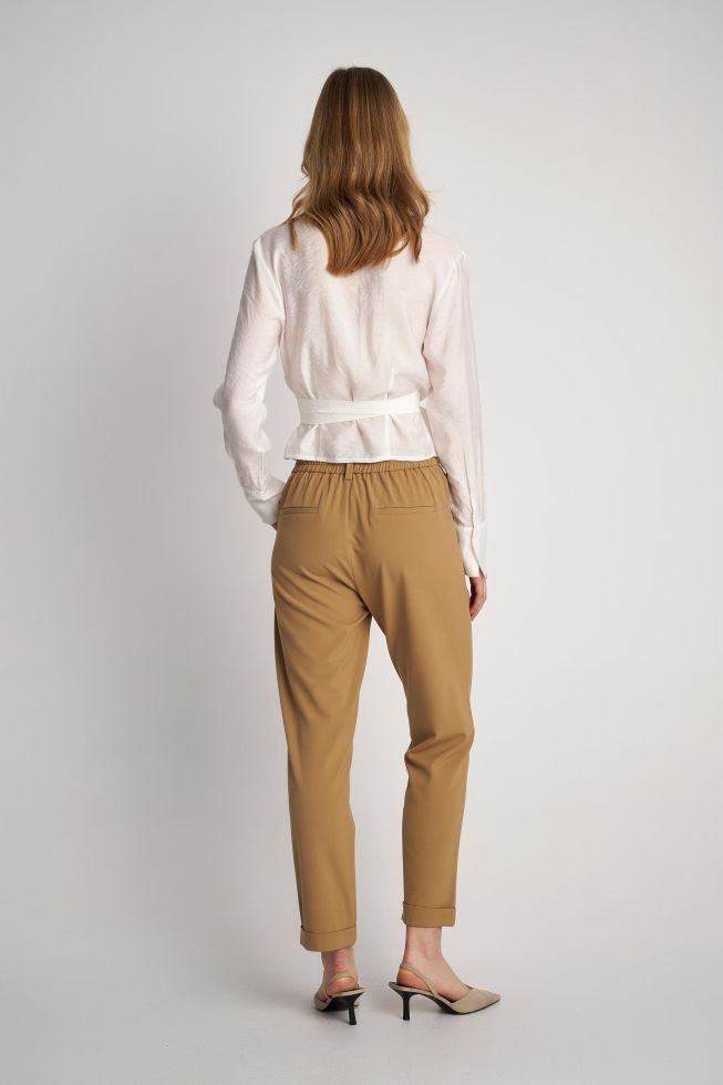 attrattivo - Pantallona te zeza dhe bezhe me llastik