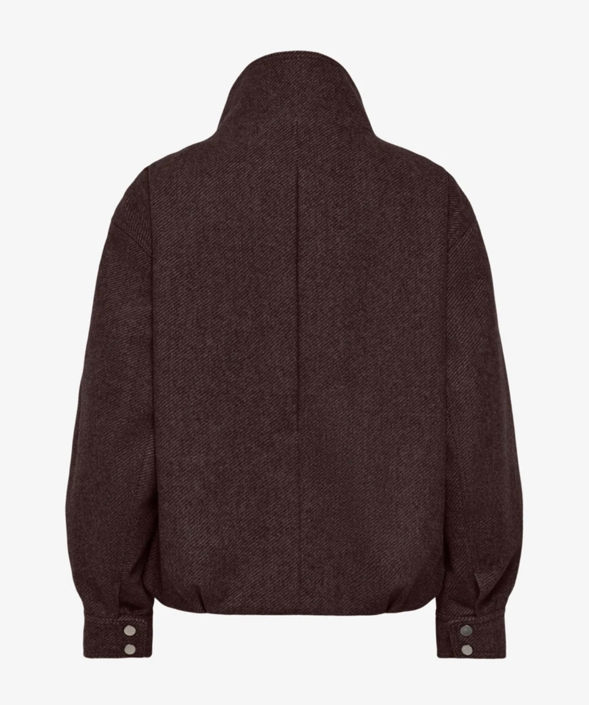 ONLY - Xhakete stofi stil bomber ne ngjyren gri dhe kafe