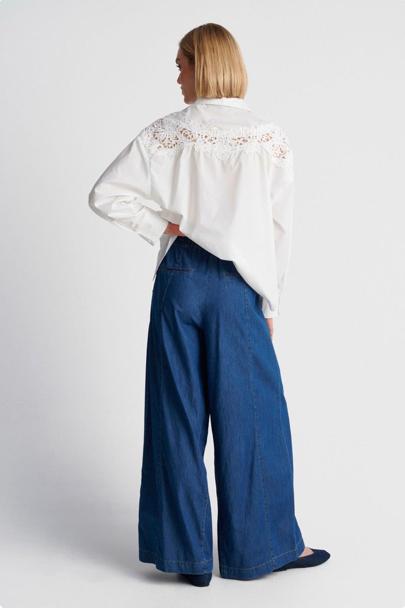 ALE - Pantallona blu xhins i holle