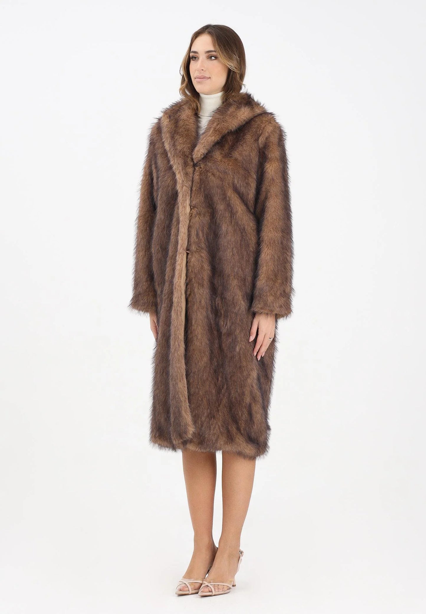 ONLY - Pallto pellush i gjate kaf