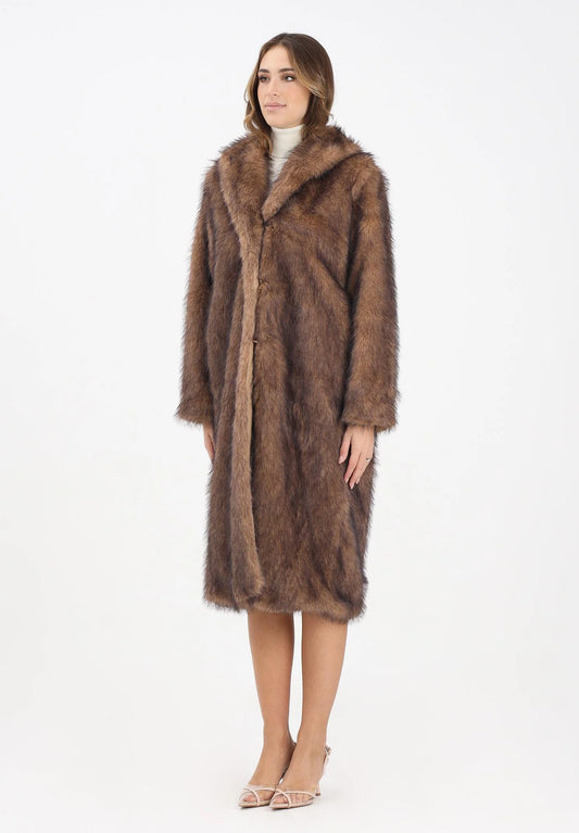 ONLY - Pallto pellush i gjate kaf