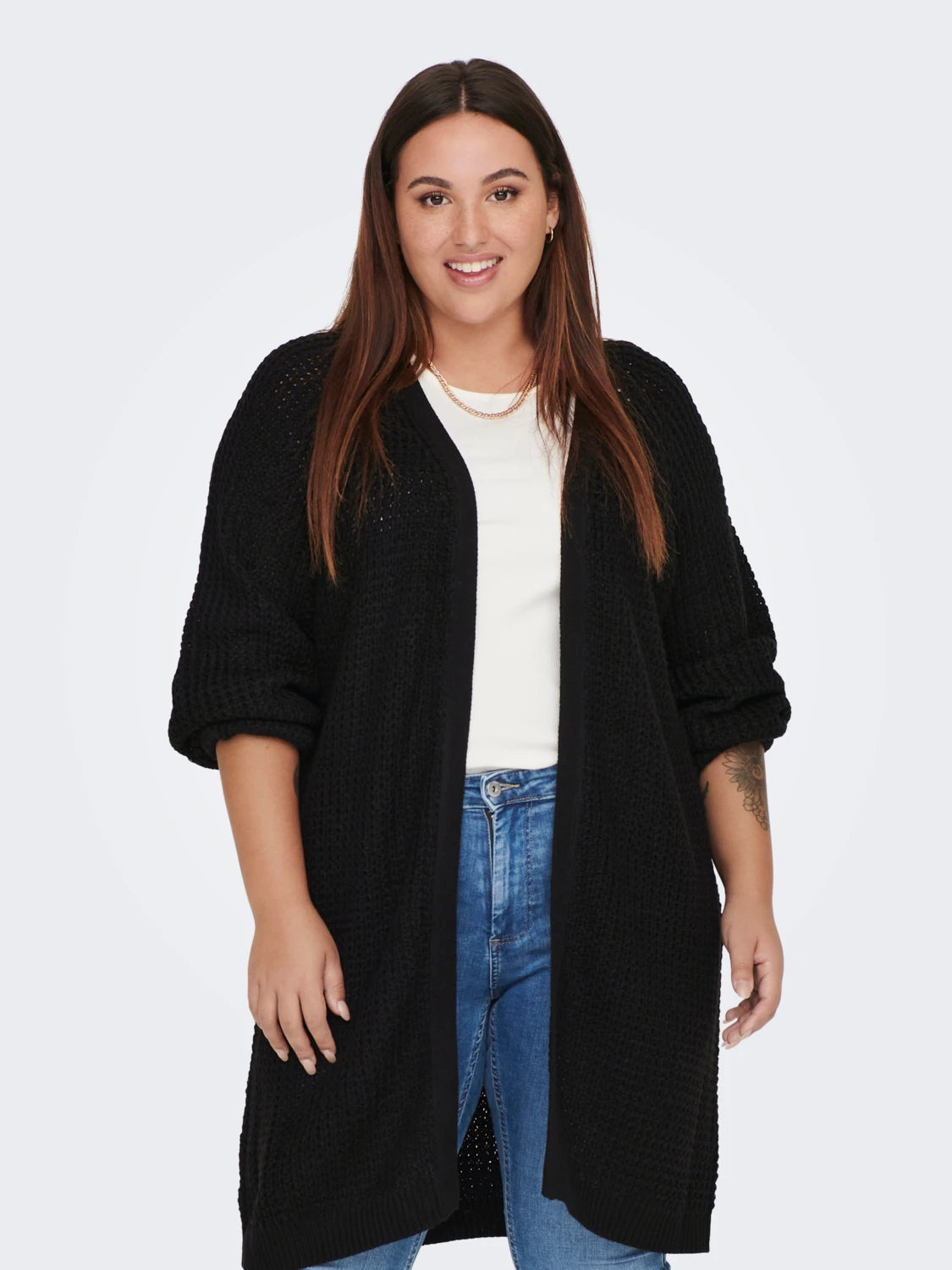 ONLY CARMAKOMA (big size) - Cardigan-triko e zeze
