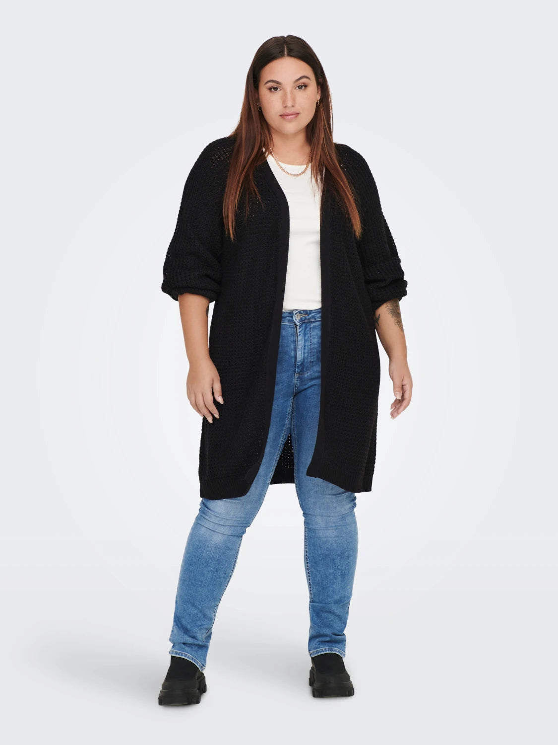 ONLY CARMAKOMA (big size) - Cardigan-triko e zeze