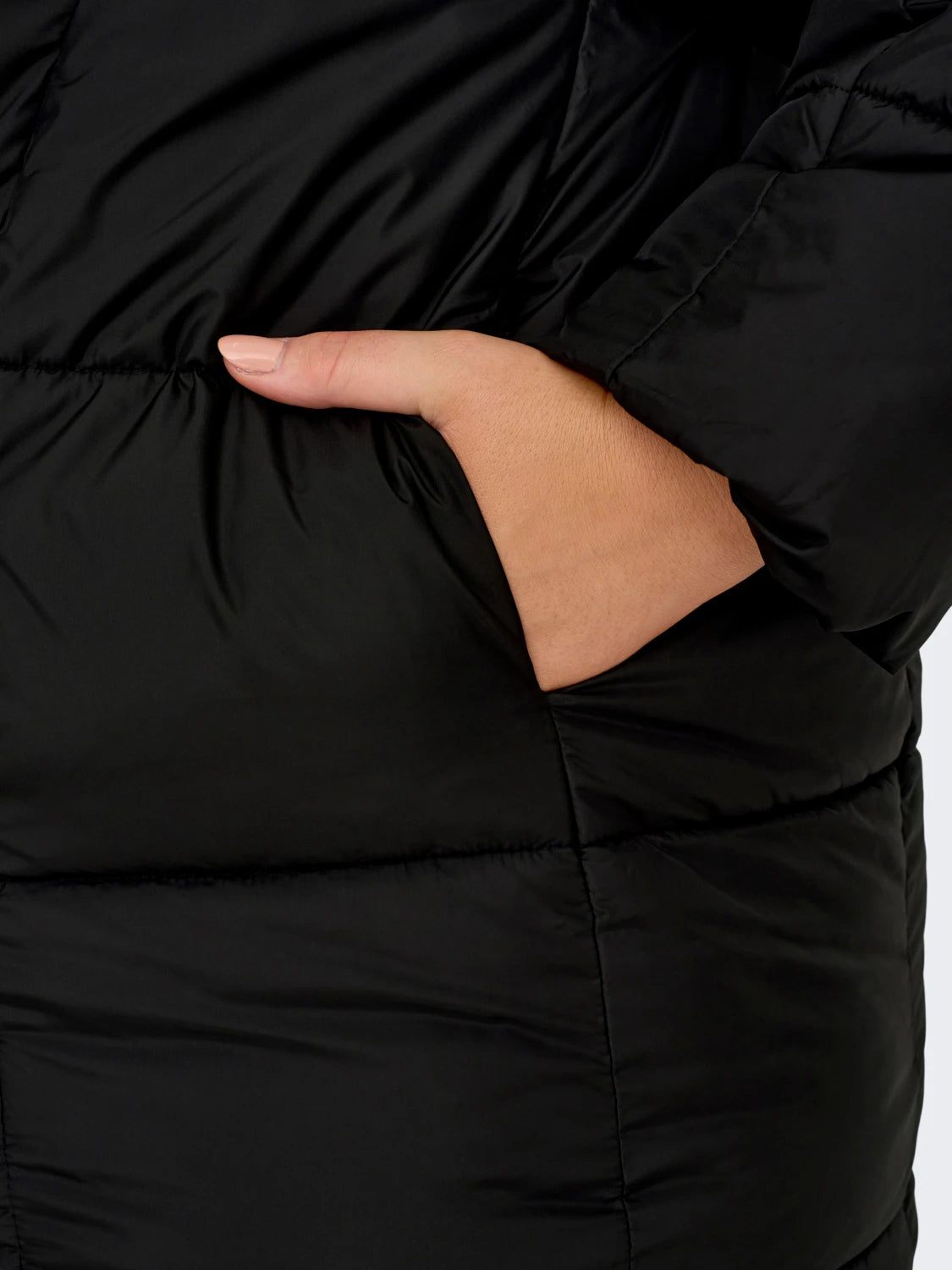 ONLY CARMAKOMA (big size) - Xhup i zi me kapuc