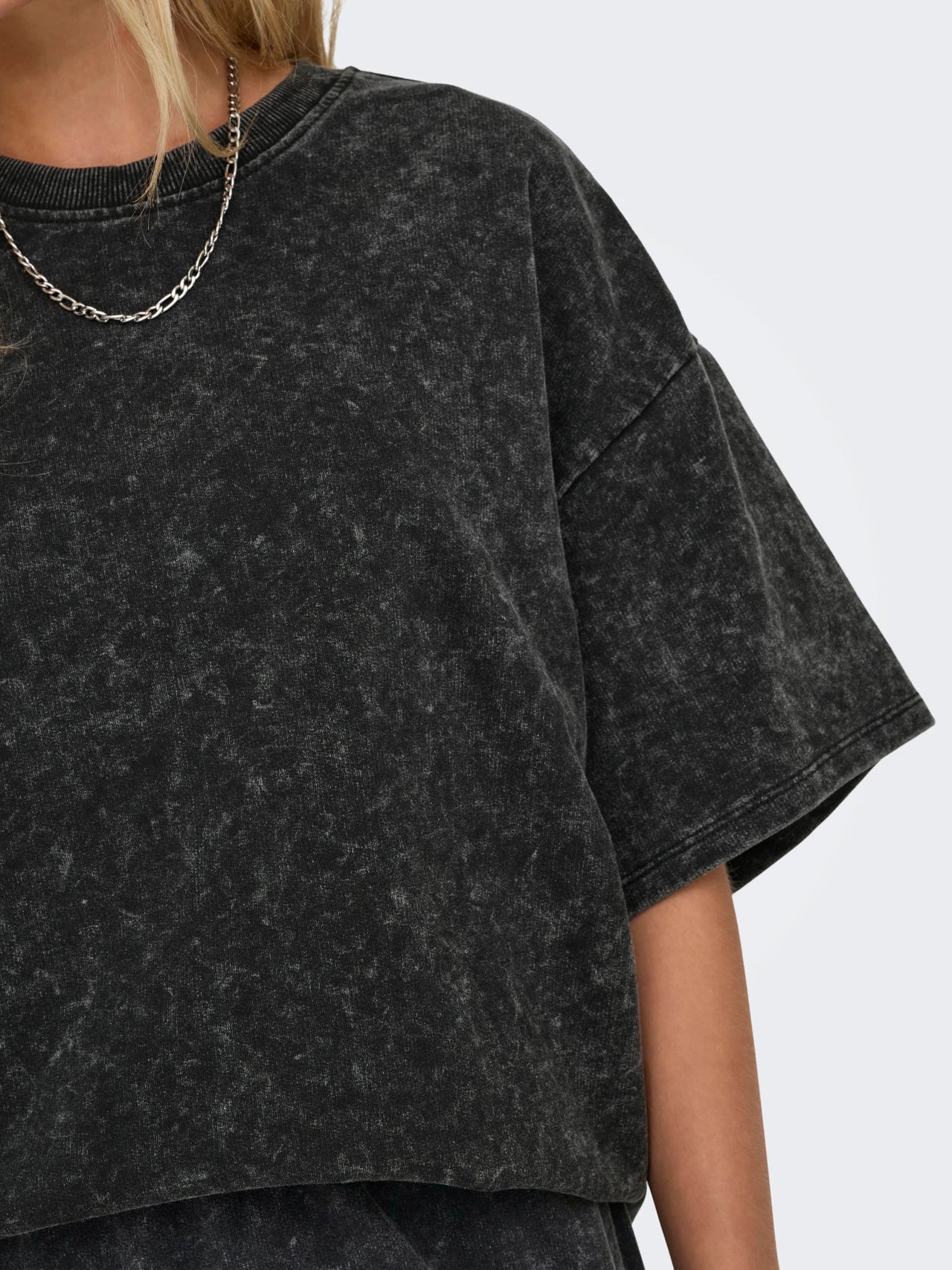 ONLY - Bluze pambuku gri oversize