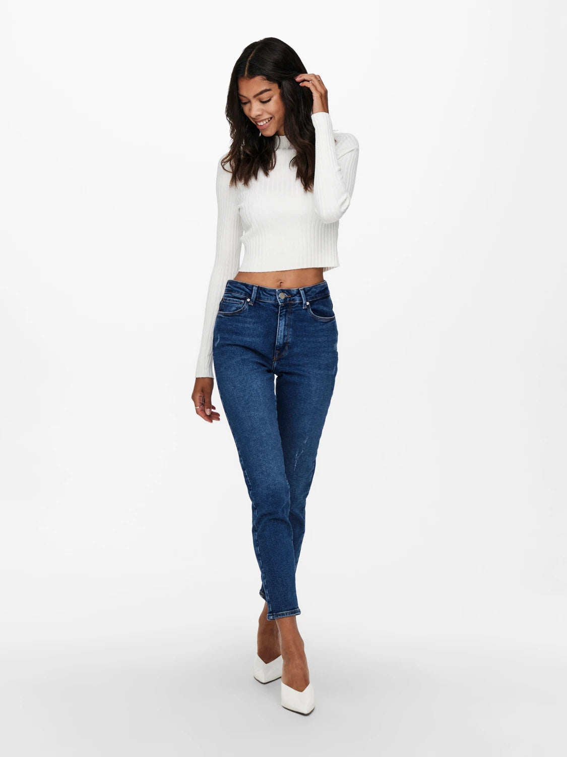 ONLY - Pantallona xhins blu
