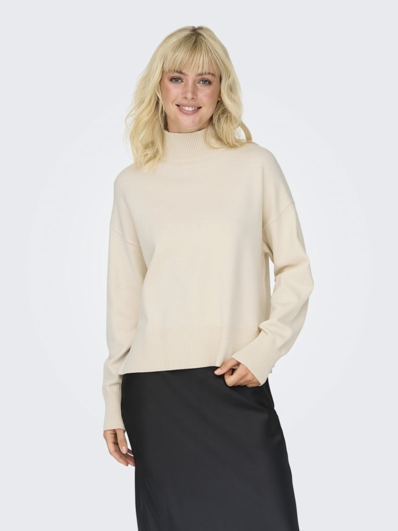 ONLY - Bluze golf ne ngjyre pana, gri dhe te zeze