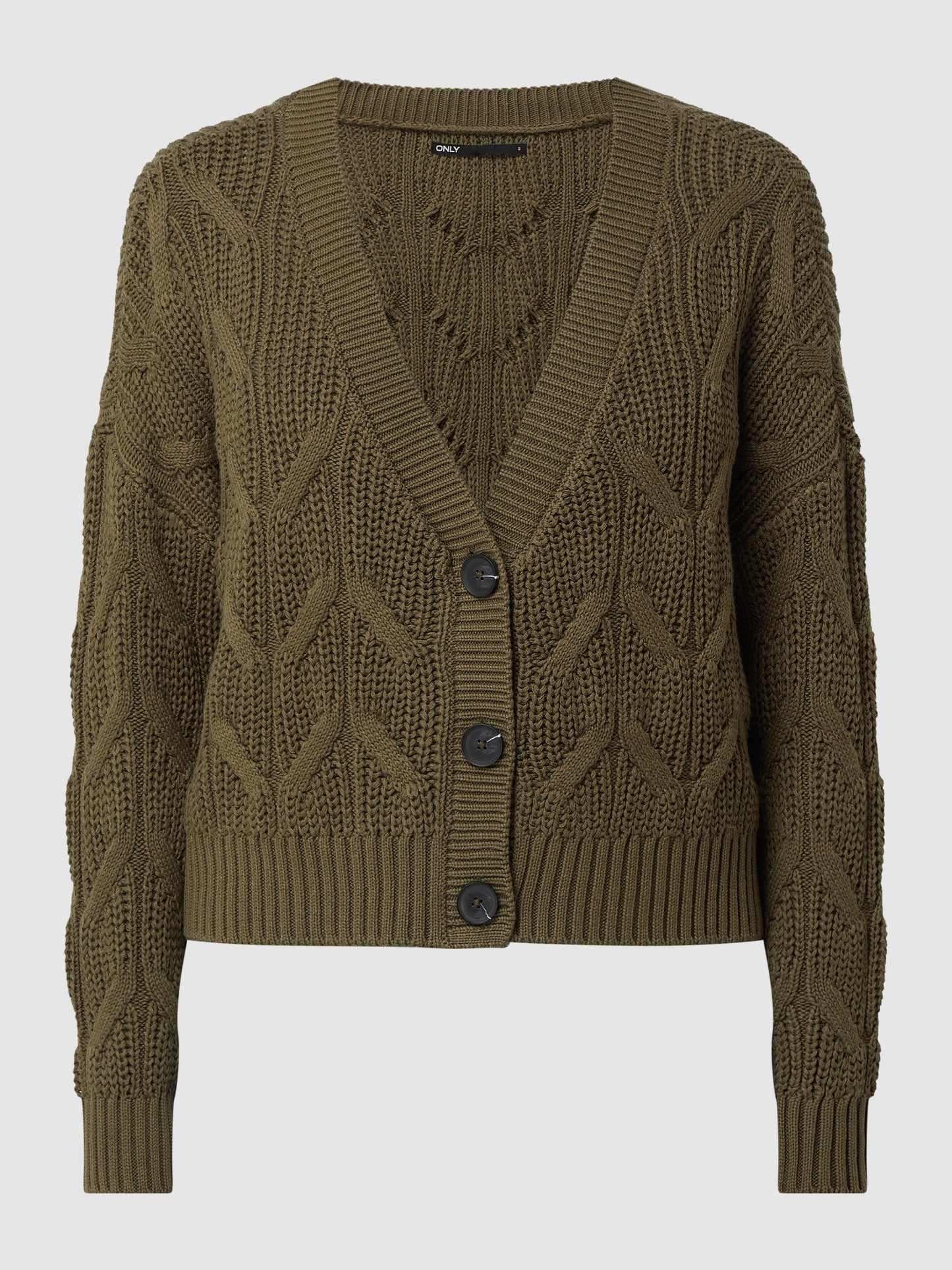 ONLY - Triko bezhe dhe jeshile oversize