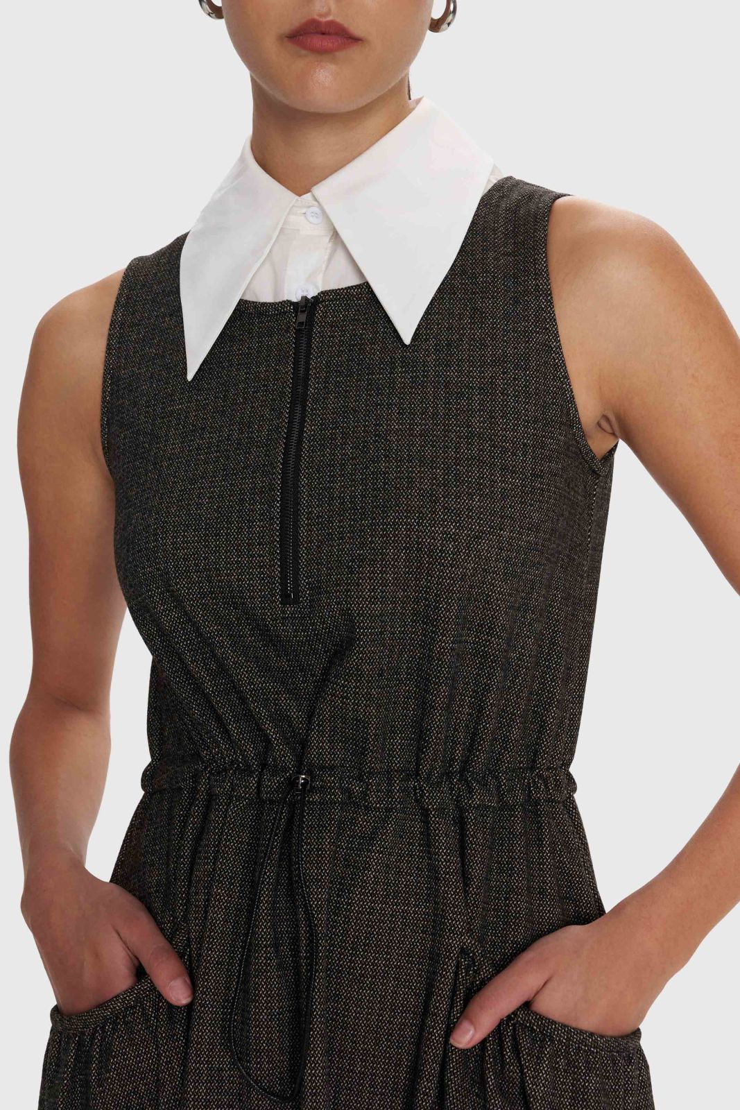 ALE - Fustan gri trecereksh me jake