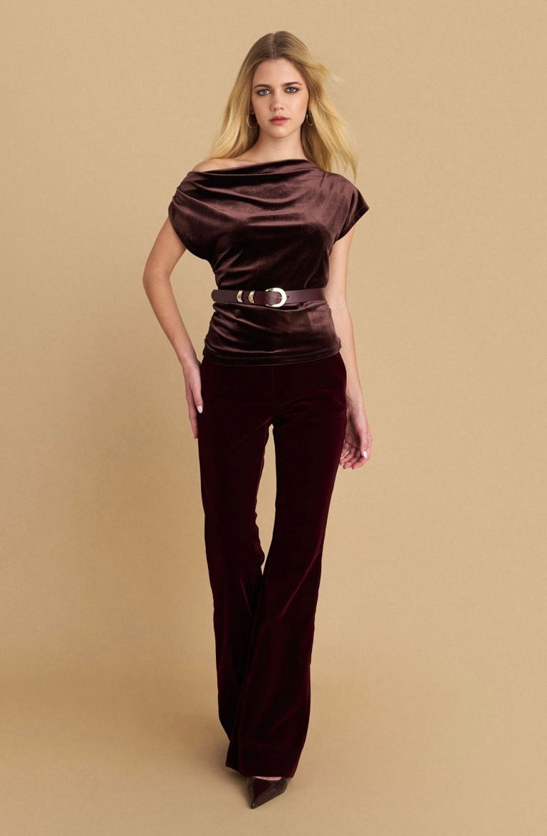 attrattivo - Bluze kafe veludh pa menge