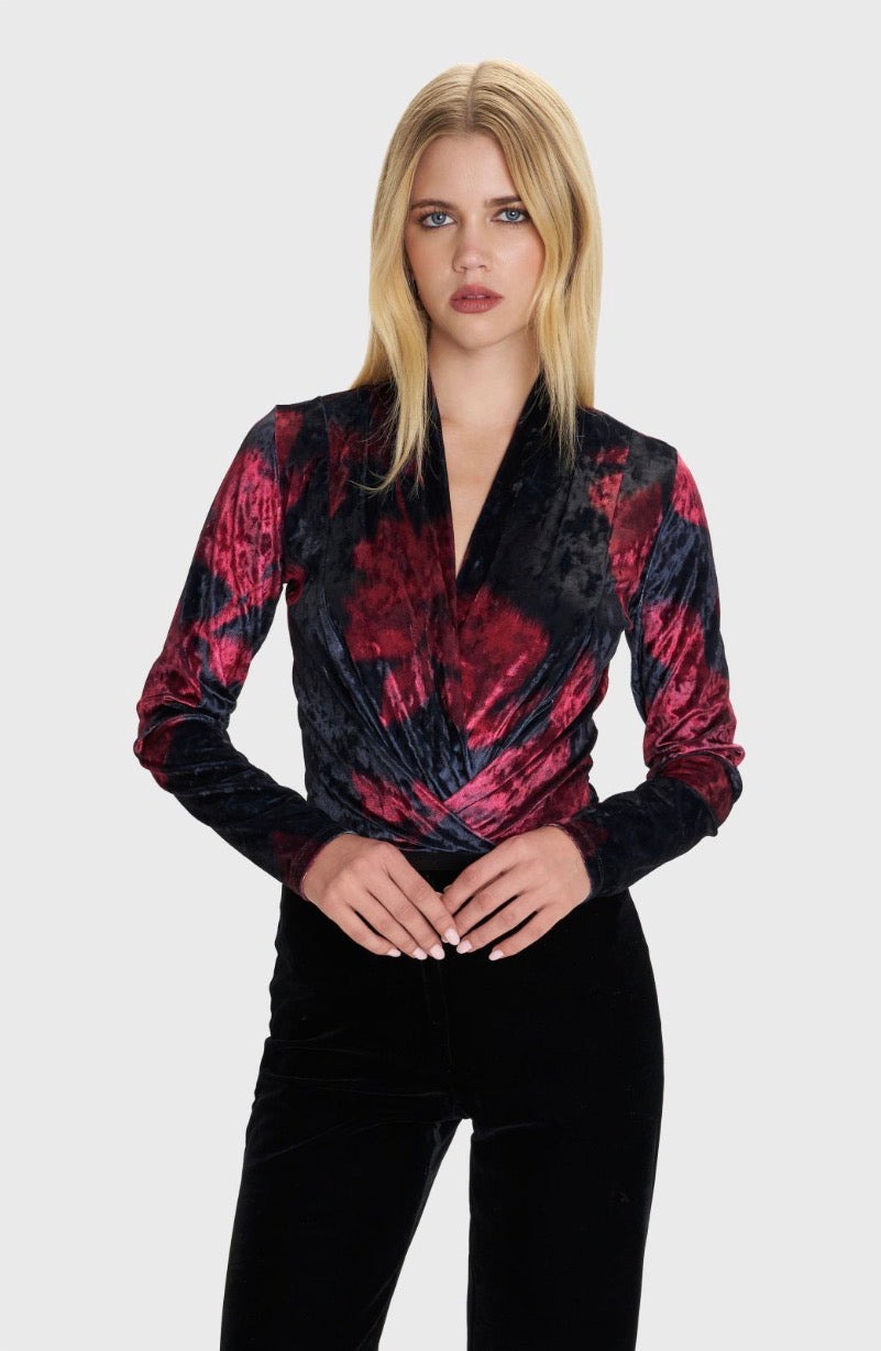 ALE - Bluzebody  e zeze veludhe me printe florale