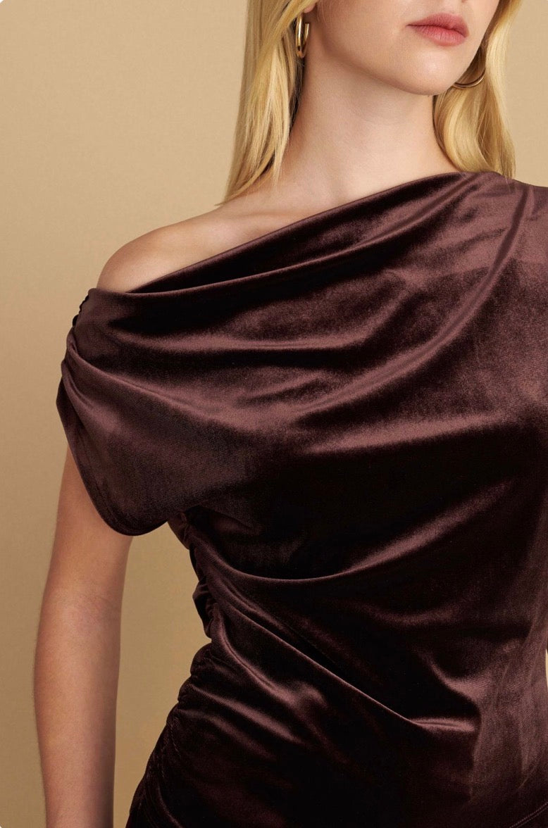 attrattivo - Bluze kafe veludh pa menge