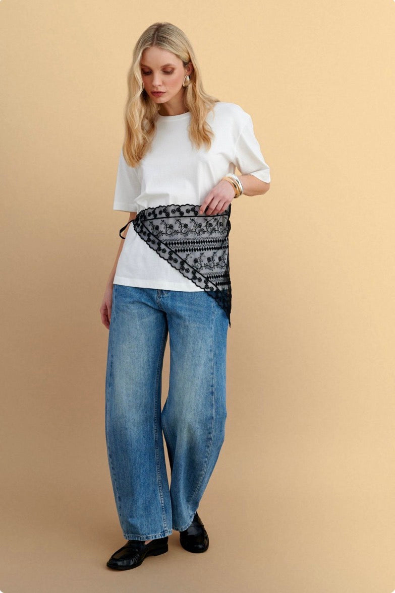 attrattivo - Bluze e bardhe me shall tyli te shkeputshem