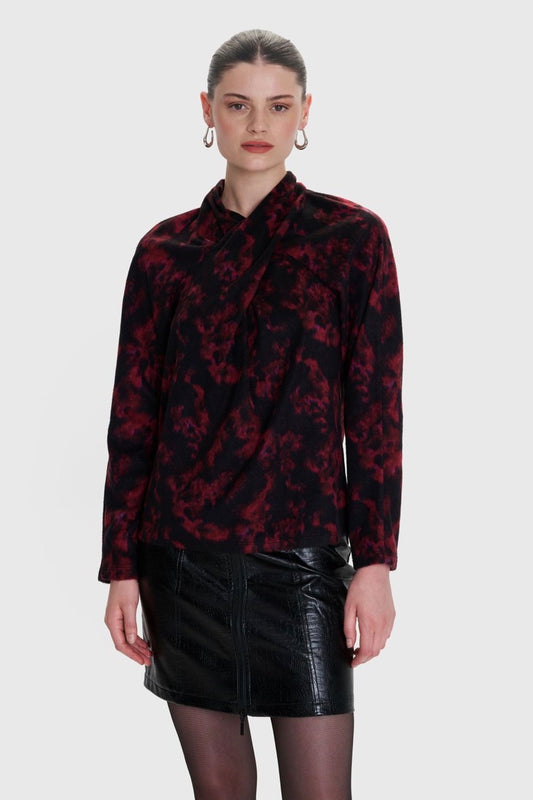 ALE - Bluze e kuqe me printe