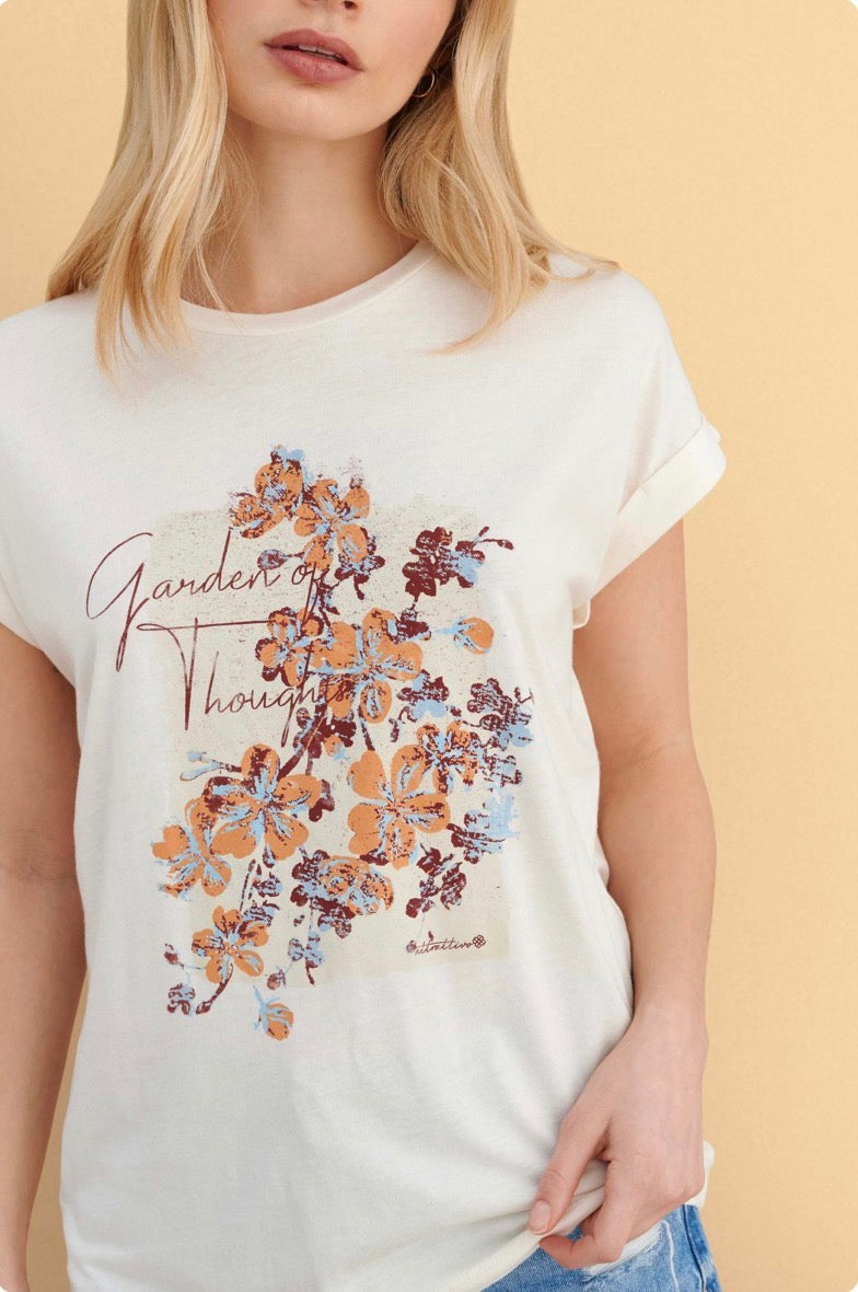 attrattivo - Bluze bezhe me printe