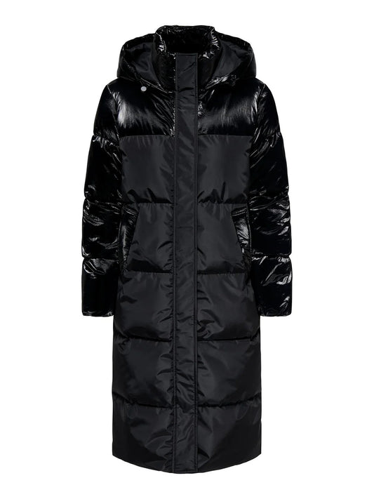 ONLY - Xhup i zi i gjate me kapuc