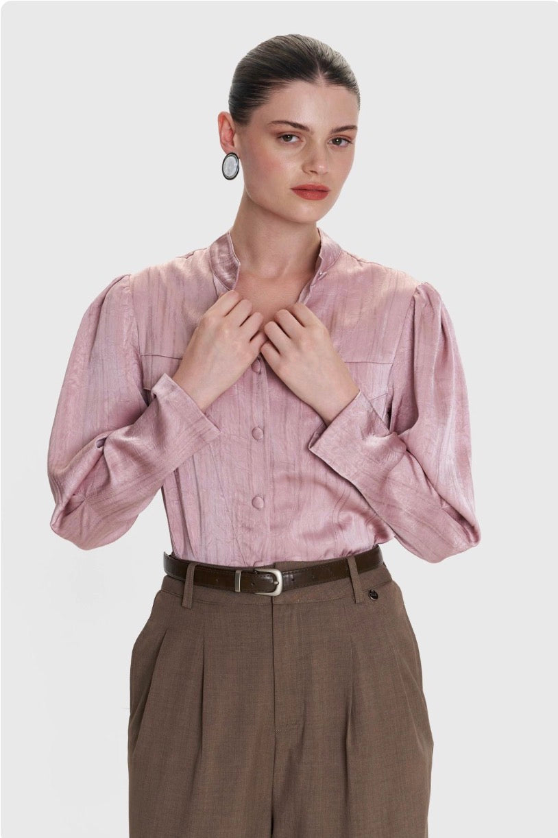 ALE - Kemishe roze me efekt saten