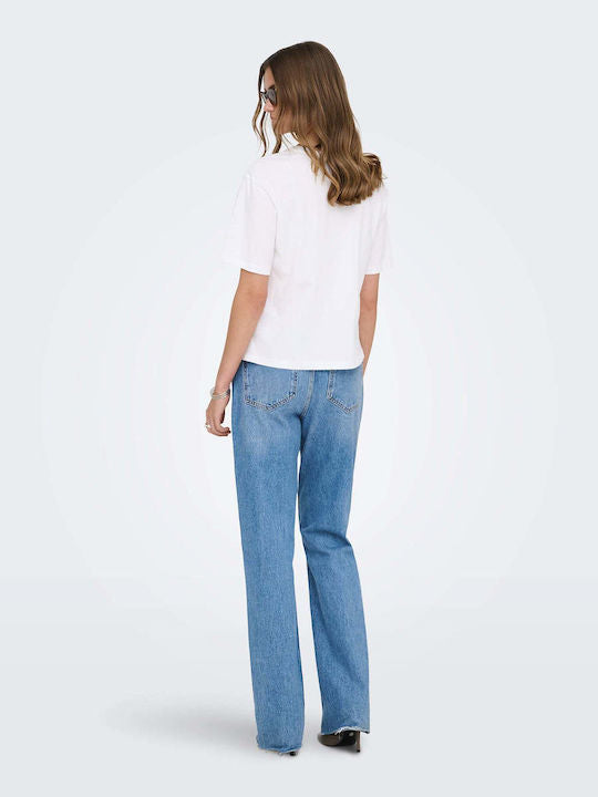 ONLY - Bluze e bardhe me stampe