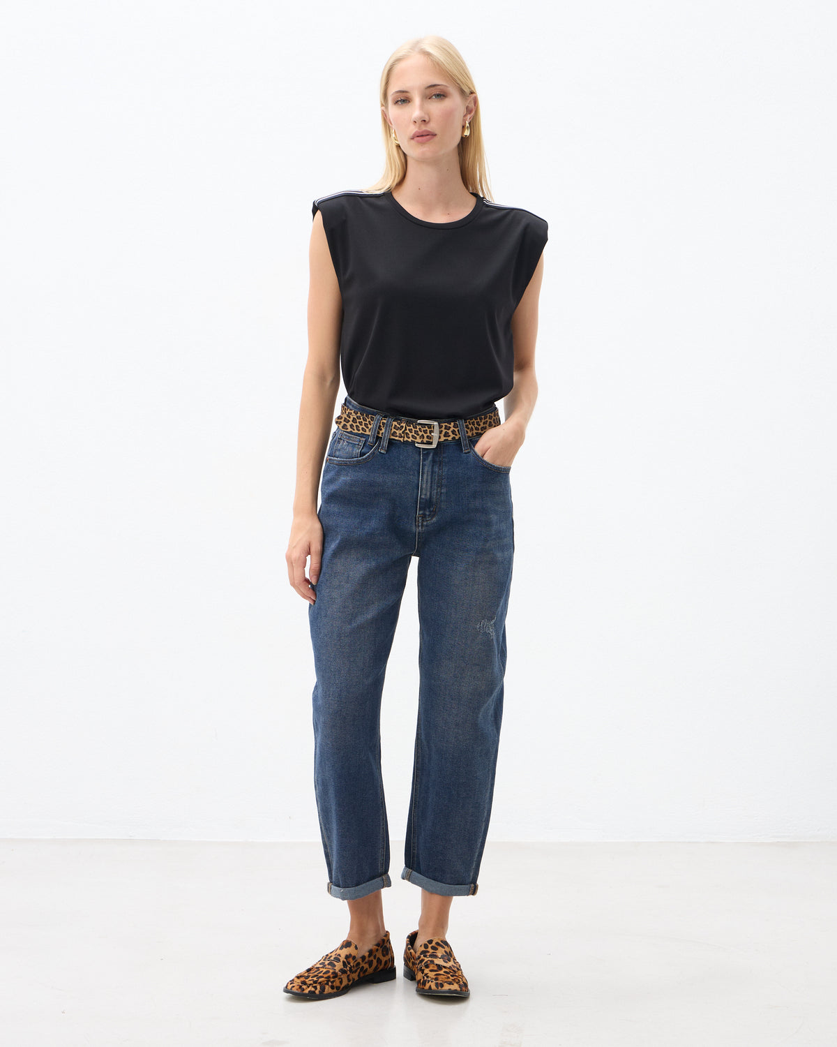 Passager - Xhinse blu me rrip print leopardi
