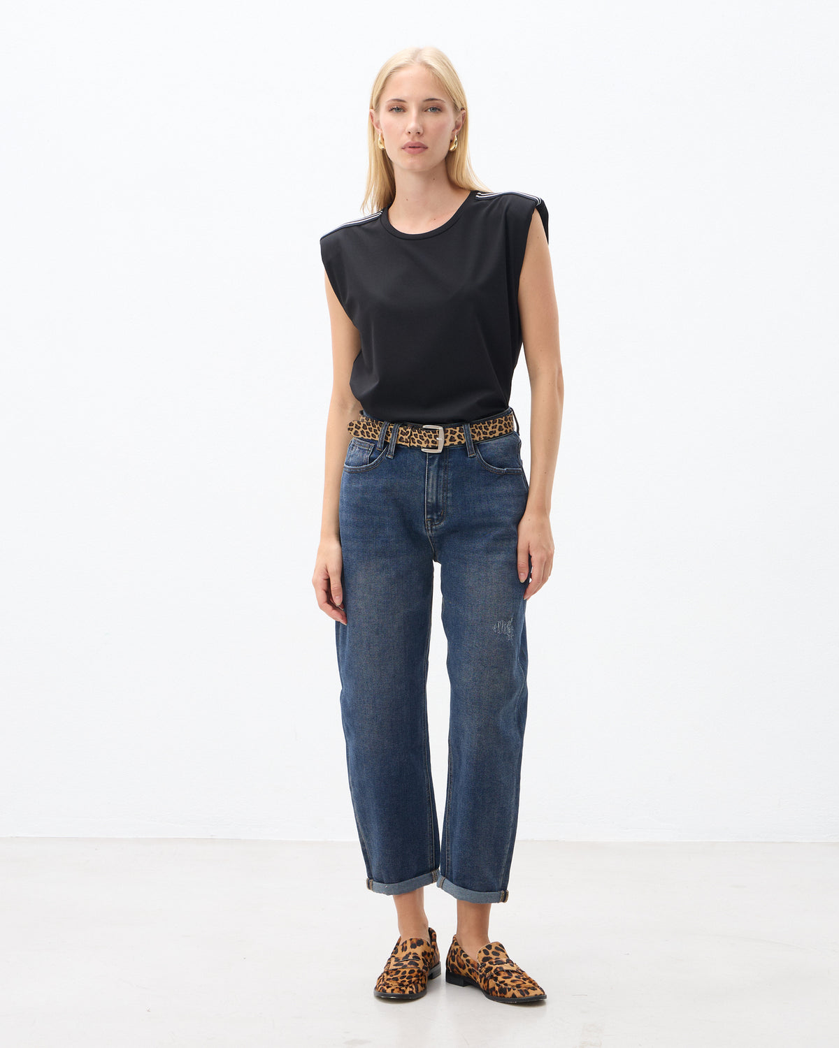Passager - Xhinse blu me rrip print leopardi