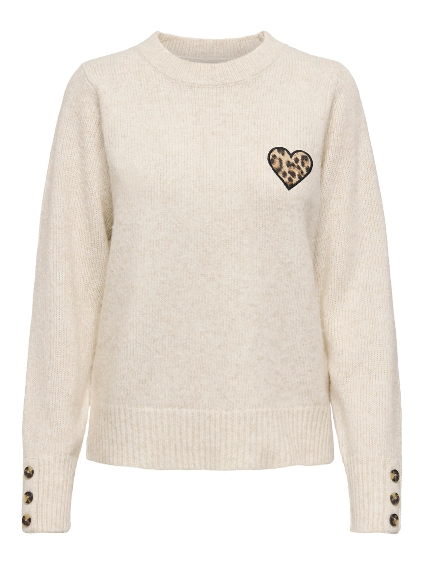 ONLY - Pulover bezhe dhe e zeze me detaje