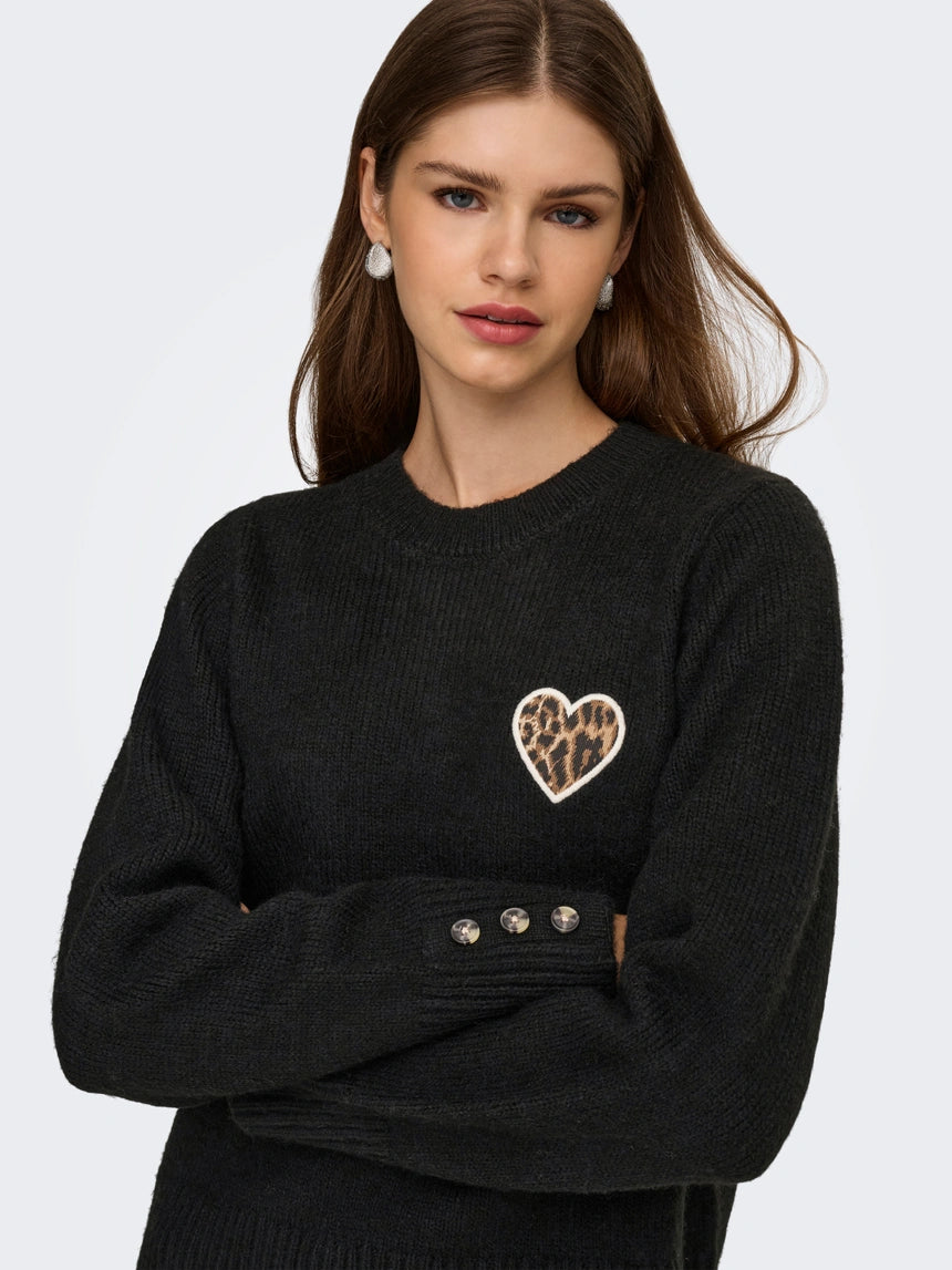 ONLY - Pulover bezhe dhe e zeze me detaje