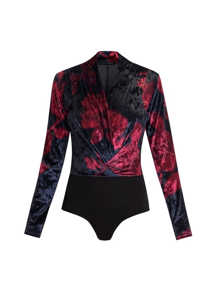 ALE - Bluzebody  e zeze veludhe me printe florale