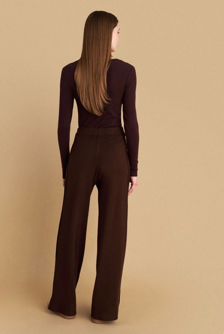 attrattivo - Pantallona deve bezhe dhe kafe me lidhje ne bel