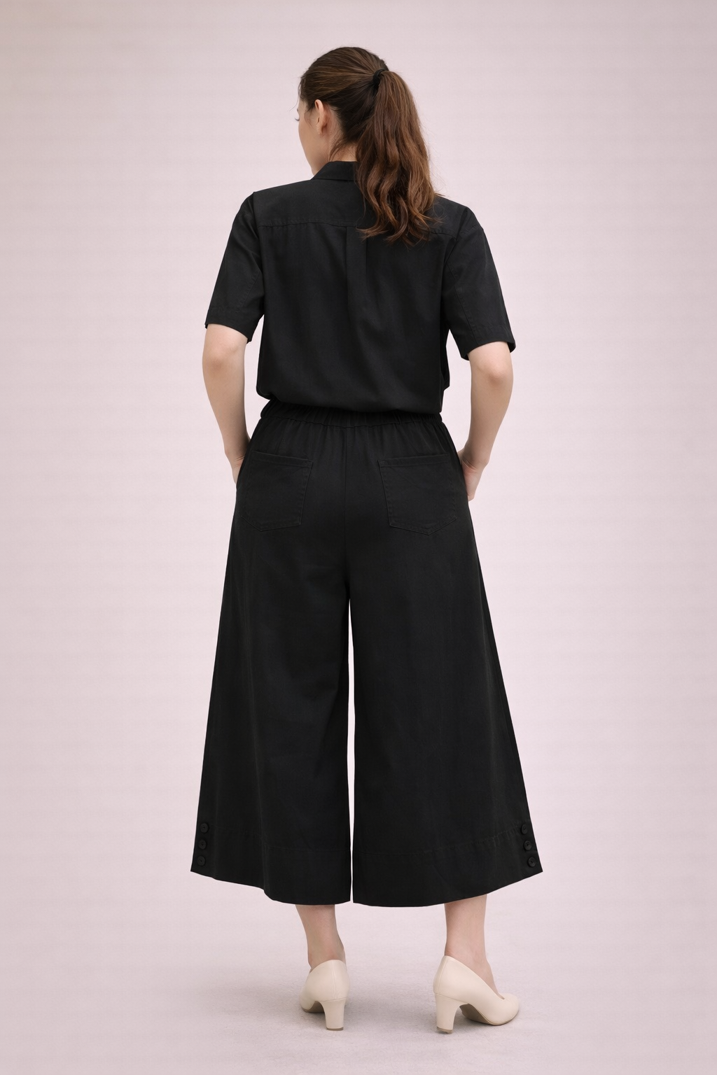 Passager - Set pantallona dhe kemishe kafe dhe e zeze