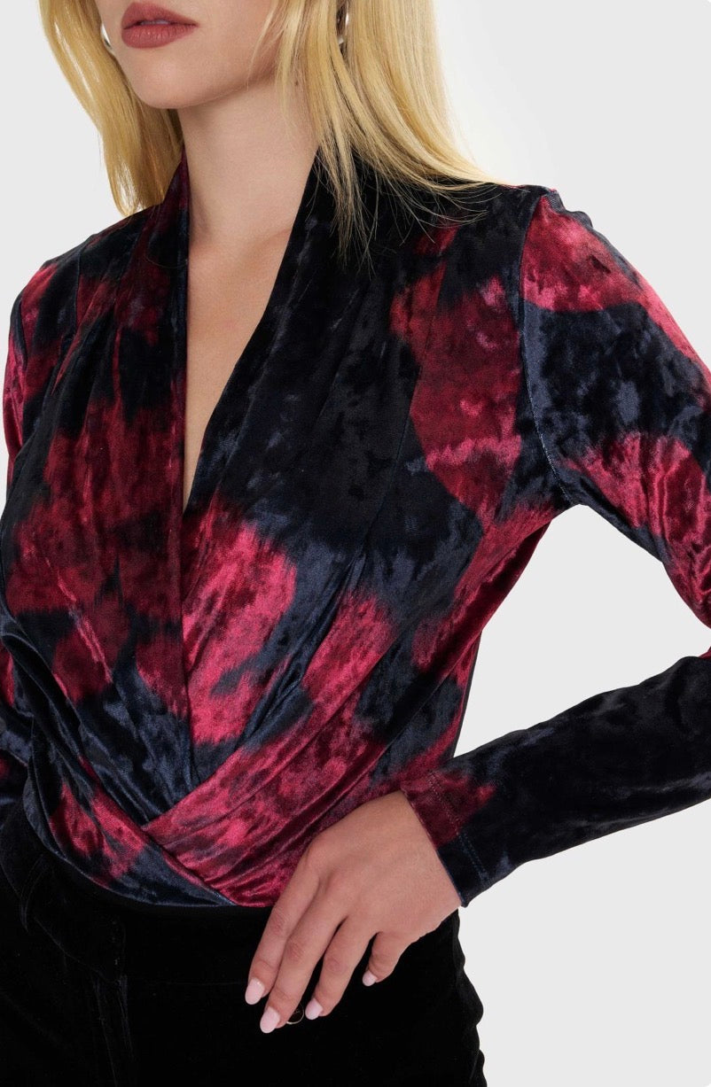 ALE - Bluzebody  e zeze veludhe me printe florale