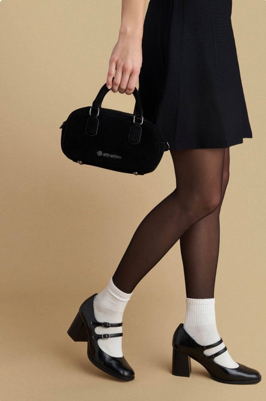 attrattivo - Cante dore kadife ne ngjyre te zeze