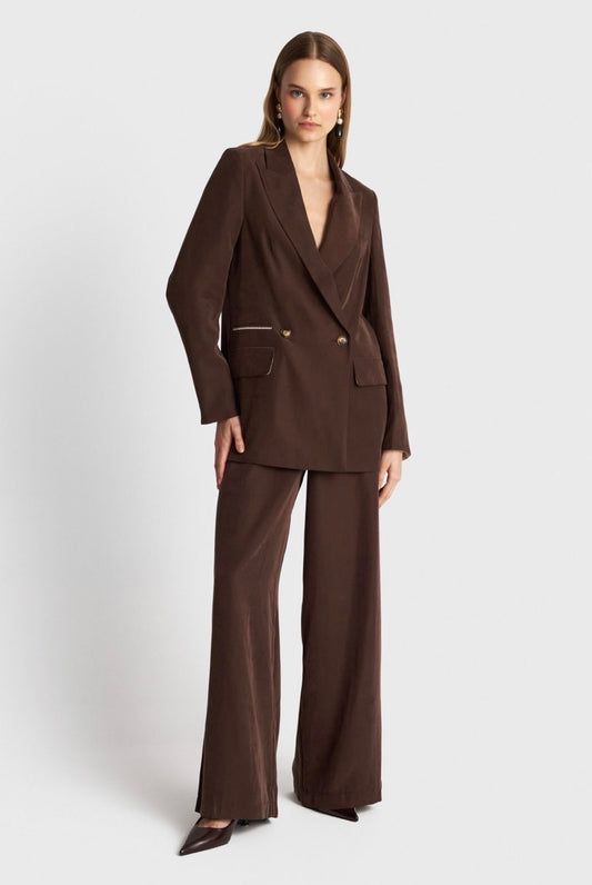 ALE - Kostum xhakete dhe pantallona ne ngjyren kafe