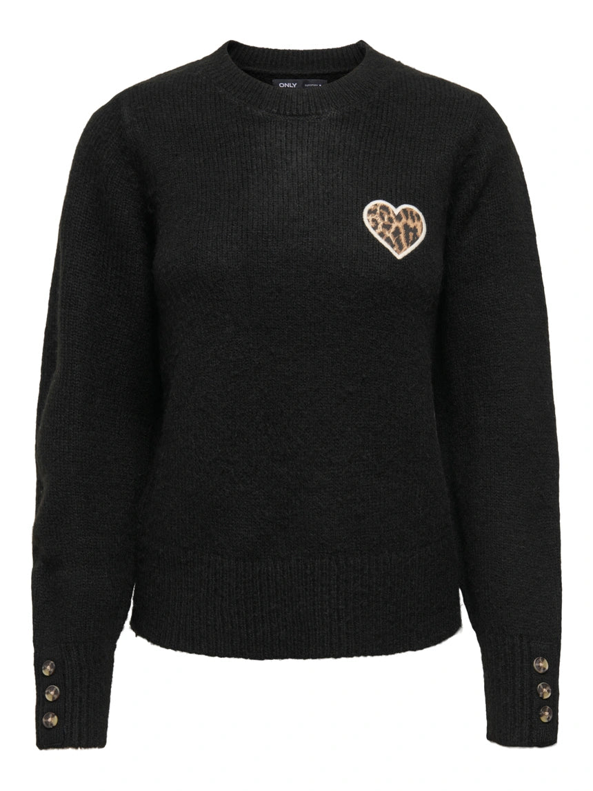 ONLY - Pulover bezhe dhe e zeze me detaje