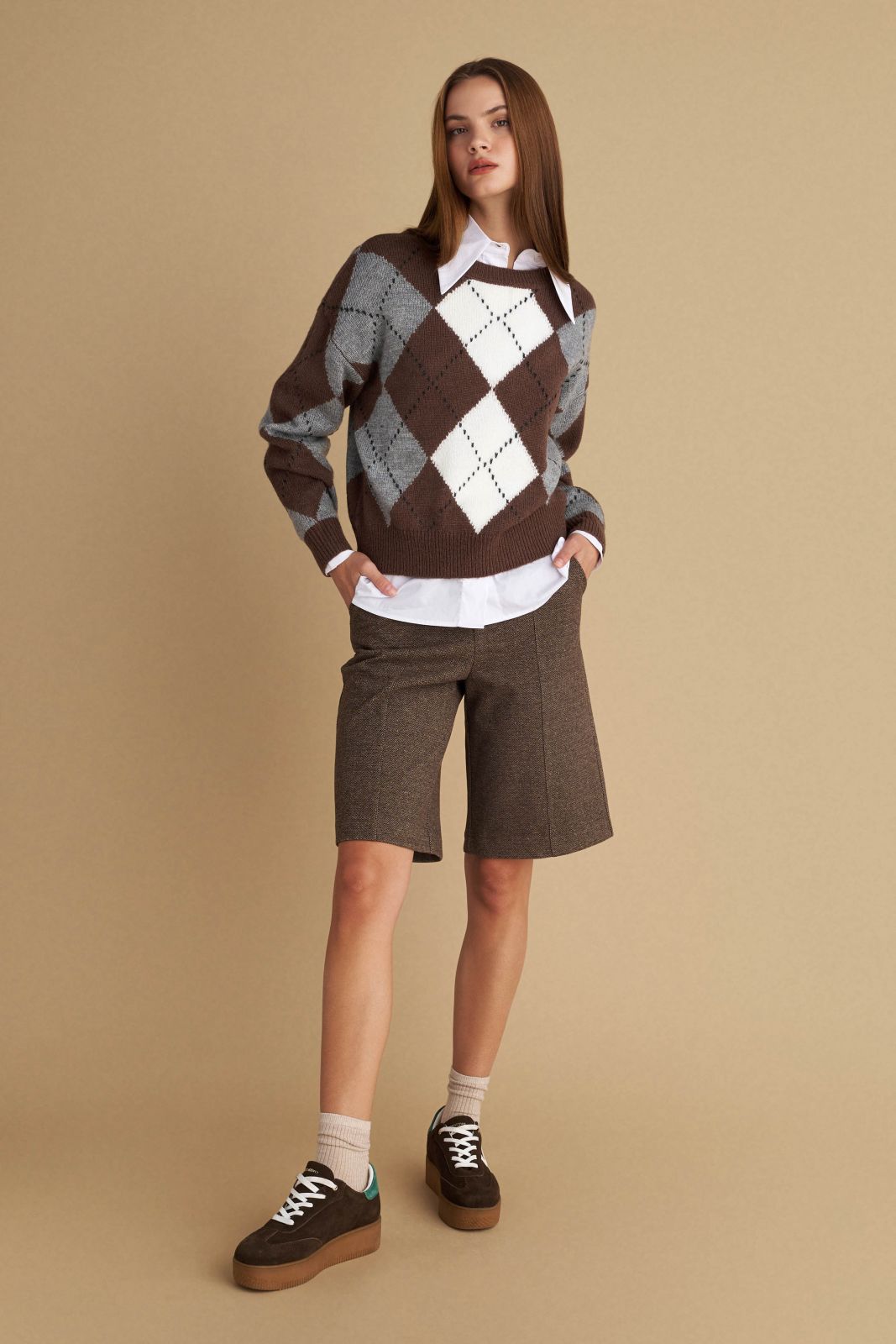 attrattivo - Pulover kafe me motive